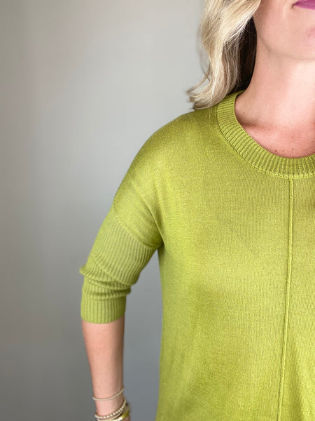 Chartreuse Crew Neck Sweater